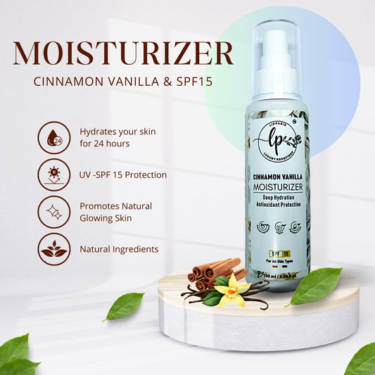 LIPPARIS Moisturizer Cinnamon Vanilla & SPF 15,100ml